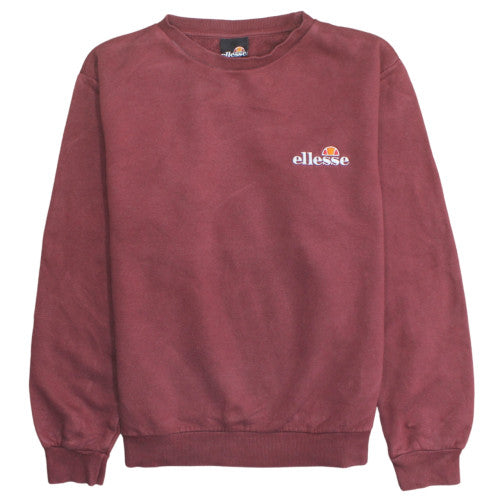 Ellesse Mens Brown Crew Neck Pullover Sweatshirt M
