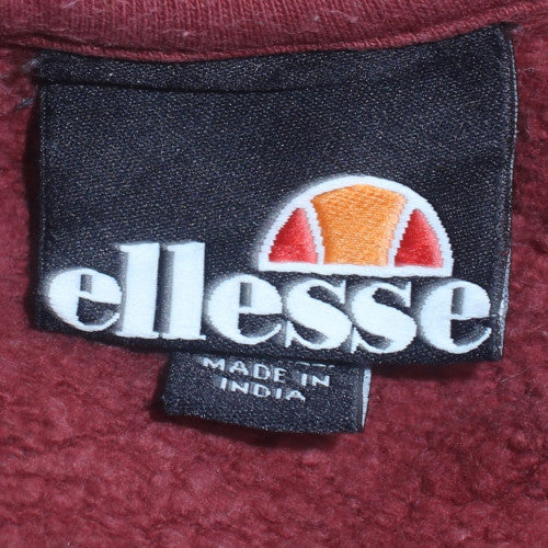 Ellesse Mens Brown Crew Neck Pullover Sweatshirt M