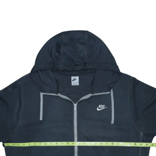 Nike Men's Black Full Zip Hoodie 2XL Fleece Sportswear