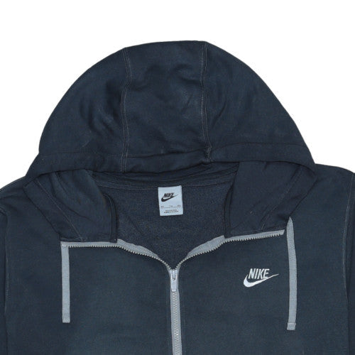 Nike Men's Black Full Zip Hoodie 2XL Fleece Sportswear
