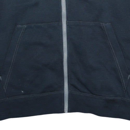 Nike Men's Black Full Zip Hoodie 2XL Fleece Sportswear