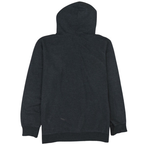 FILA Men's Black Pullover Hoodie M Fleece Graphic Logo Sweatshirt