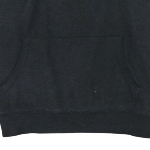 FILA Men's Black Pullover Hoodie M Fleece Graphic Logo Sweatshirt