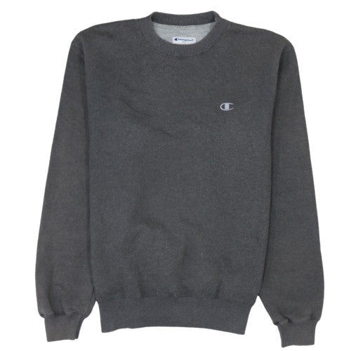 Champion Men's Grey Pullover Sweatshirt M Heavyweight Fleece Crew Neck