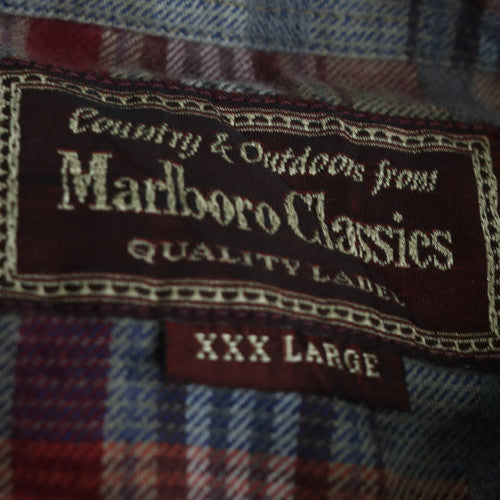 Marlboro Classics Mens Green Corduroy Button-Up Shirt 3XL