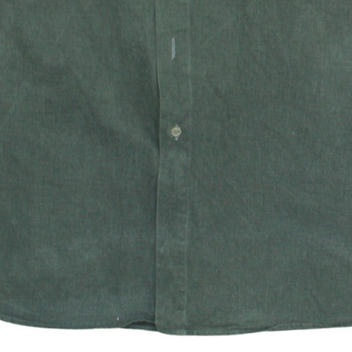 Marlboro Classics Mens Green Corduroy Button-Up Shirt 3XL
