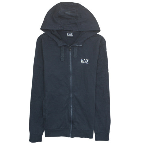 Emporio Armani EA7 Men's Black Full Zip Hoodie Size M