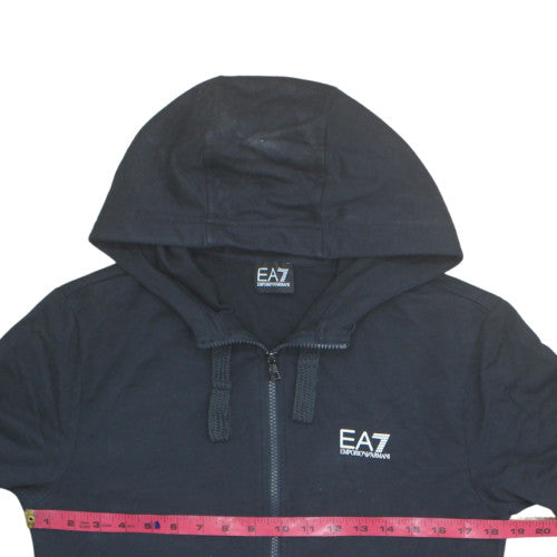 Emporio Armani EA7 Men's Black Full Zip Hoodie Size M