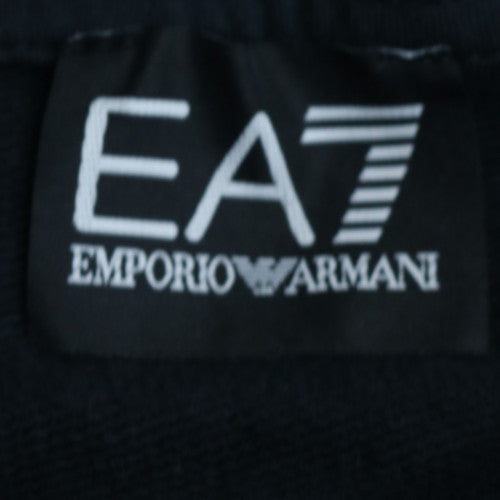 Emporio Armani EA7 Men's Black Full Zip Hoodie Size M