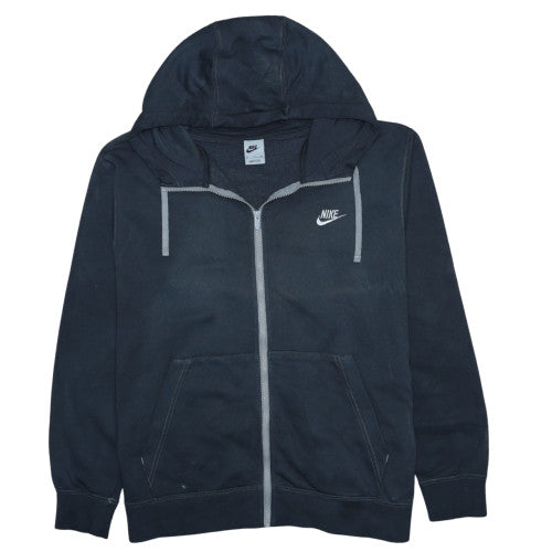 Nike Men's Black Full Zip Hoodie 2XL Fleece Sweatshirt