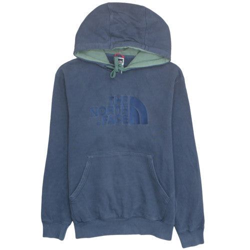 The North Face Men's Blue Pullover Hoodie Size M Outdoor Fleece