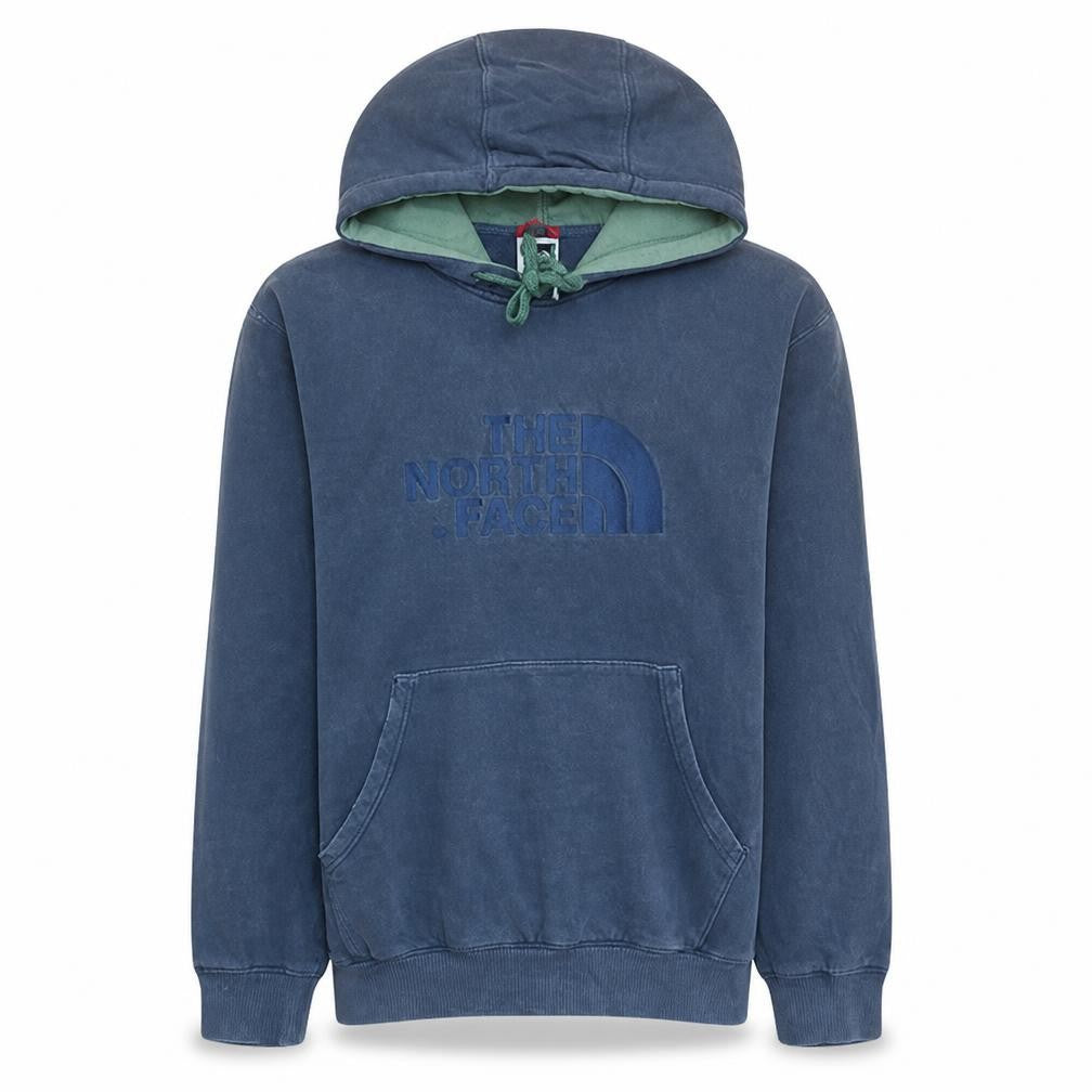 The North Face Men's Blue Pullover Hoodie Size M Outdoor Fleece