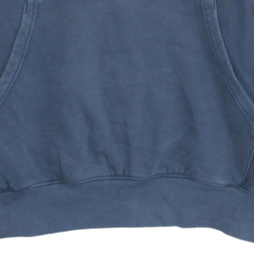 The North Face Men's Blue Pullover Hoodie Size M Outdoor Fleece