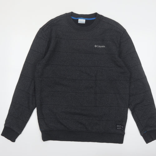 Columbia Men's Grey Knit Crew Neck Pullover Sweater L Outdoor