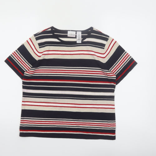 Villager Petite Women’s Multicoloured Striped T-Shirt L