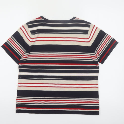 Villager Petite Women’s Multicoloured Striped T-Shirt L
