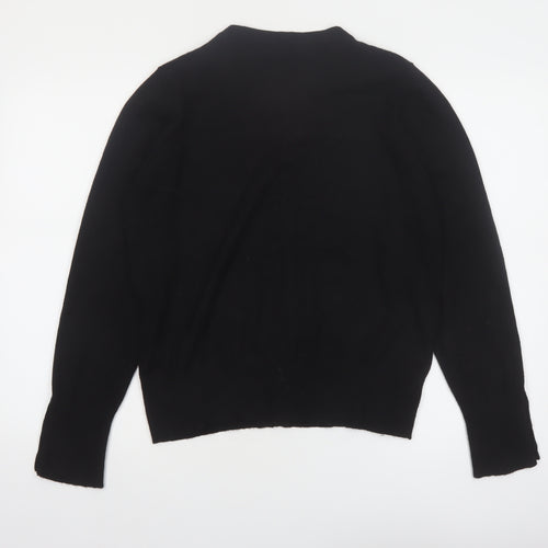 Friends Like These Womens Black UK 16 Button Cardigan Long Sleeve Viscose Blend