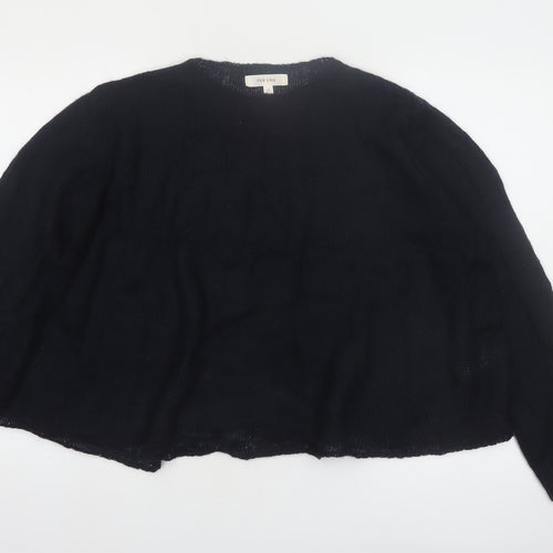 Marks and Spencer Per Una Women Black Mohair Blend Pullover Jumper M
