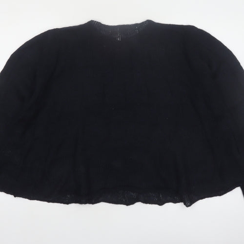 Marks and Spencer Per Una Women Black Mohair Blend Pullover Jumper M