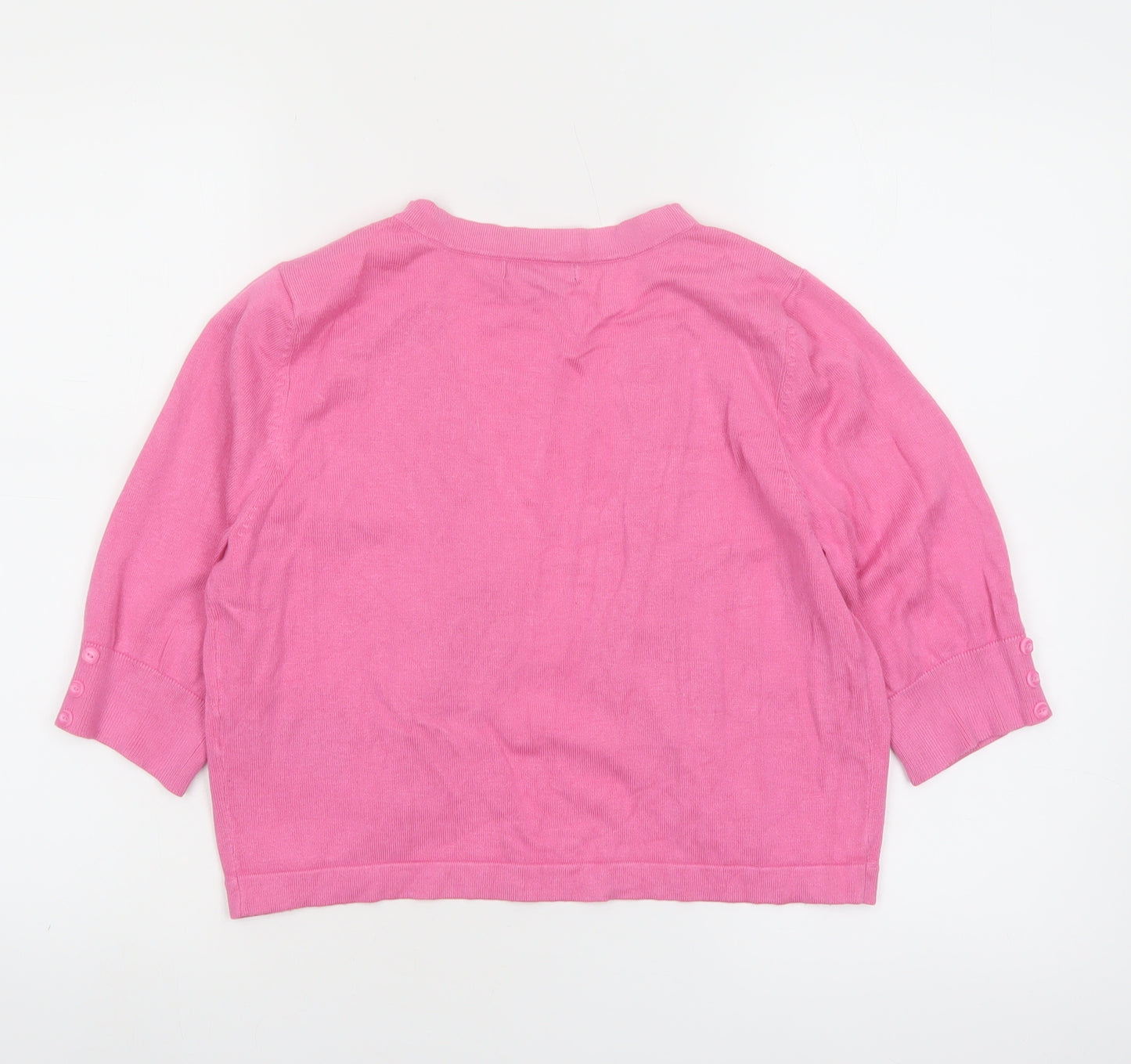 The Collection Debenhams Women’s Pink 3/4 Sleeve Cardigan Size 14