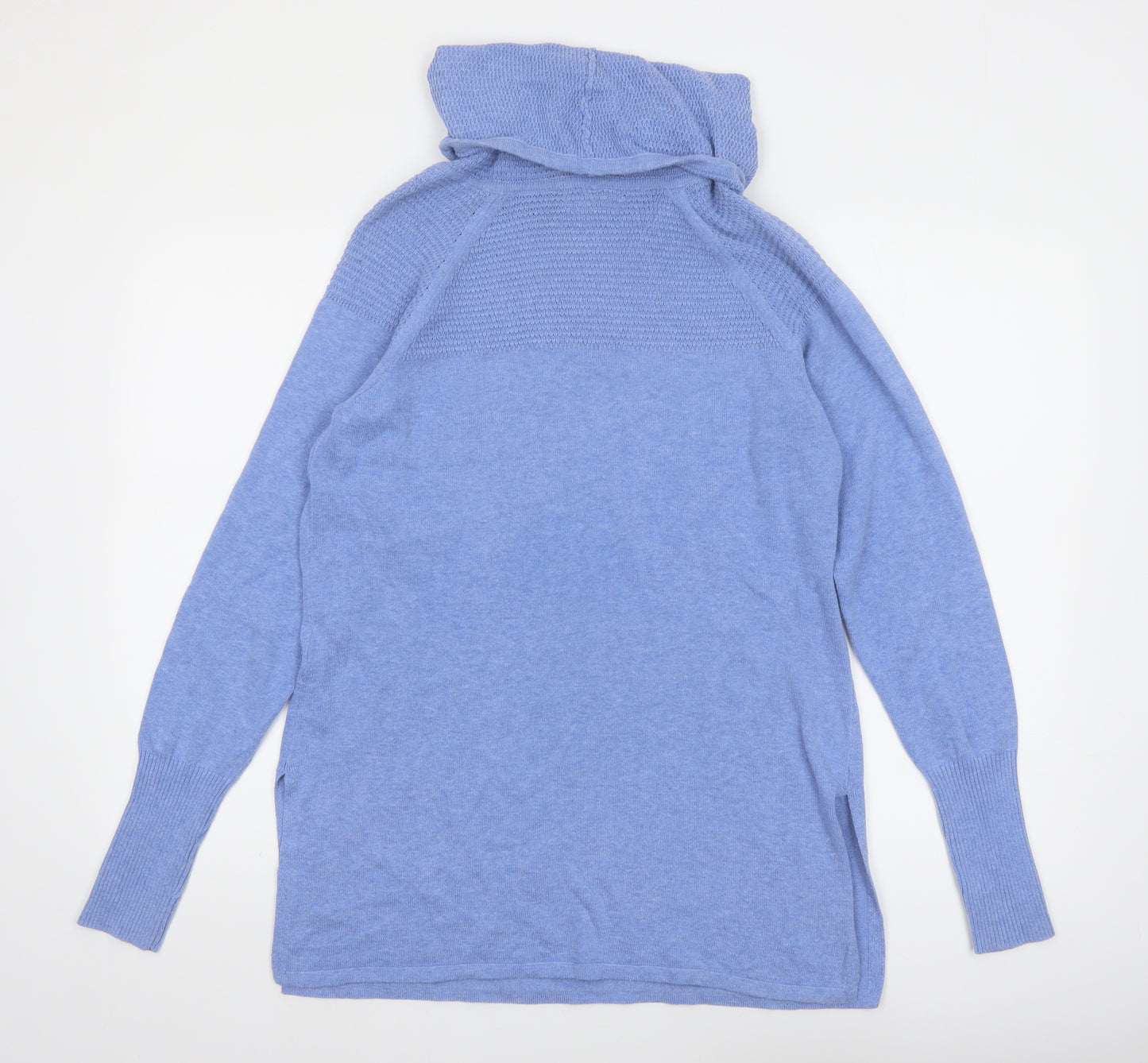 Artisan NY Women's Blue L Cowl Neck Tunic Jumper