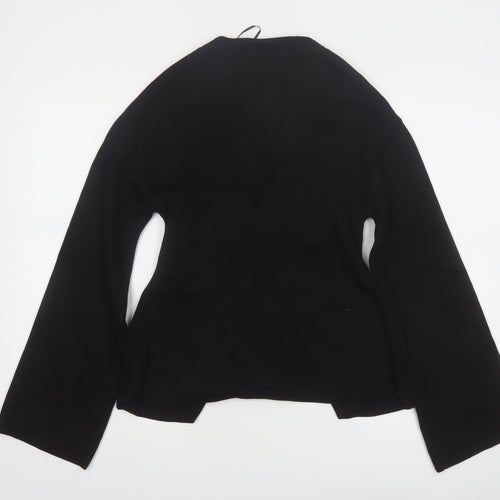 Marks and Spencer Womens Black XS V-Neck Knit Cardigan
