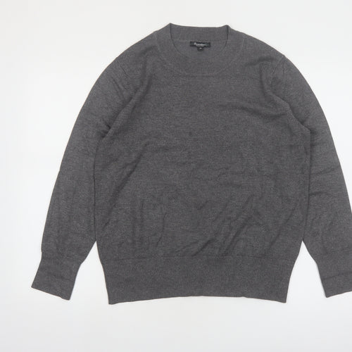 Brandtex Collection Women’s Grey Pullover Jumper M Viscose Blend