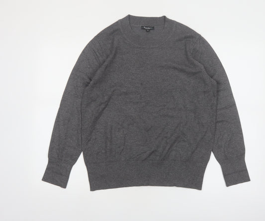 Brandtex Collection Women’s Grey Pullover Jumper M Viscose Blend