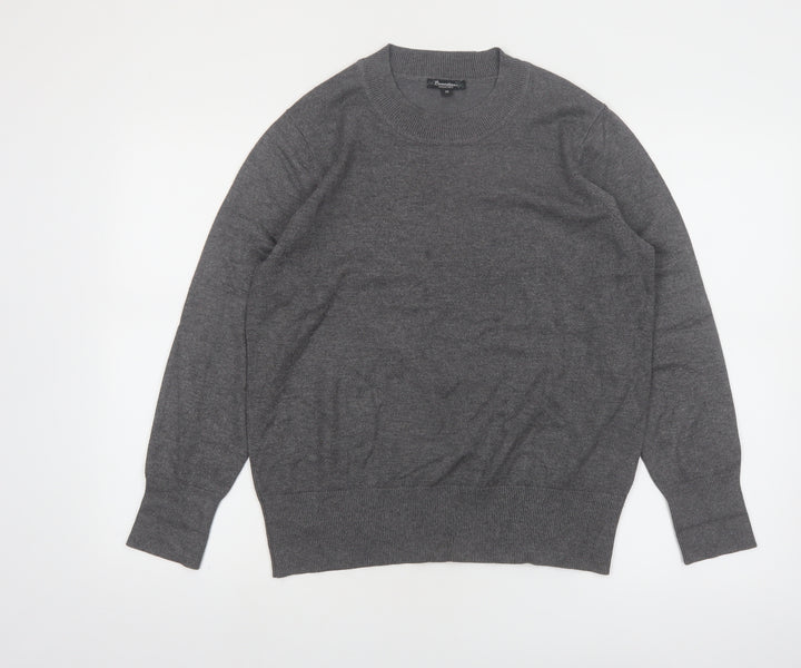 Brandtex Collection Women’s Grey Pullover Jumper M Viscose Blend