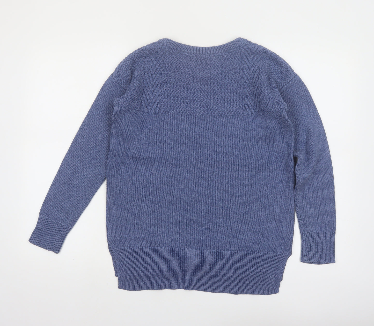 Crew Clothing Women’s Blue Cotton Wool Jumper Size 10