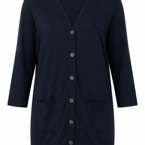 Banana Republic Women's Blue XS Cardigan V-Neck Knit Cotton Silk Cashmere