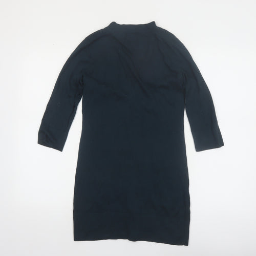 Banana Republic Women's Blue XS Cardigan V-Neck Knit Cotton Silk Cashmere