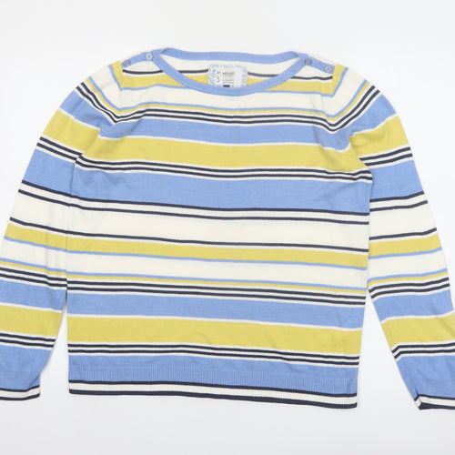 Maine New England Women's Multicoloured Stripe Jumper Size 14