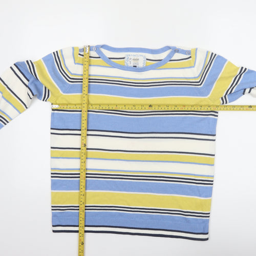 Maine New England Women's Multicoloured Stripe Jumper Size 14
