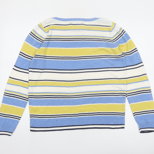 Maine New England Women's Multicoloured Stripe Jumper Size 14