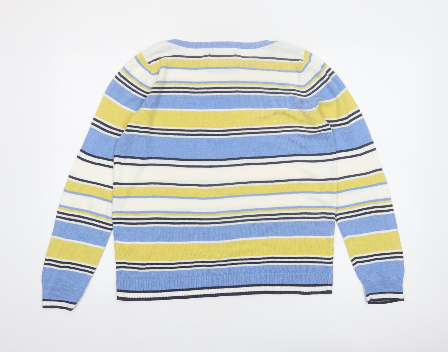 Maine New England Women's Multicoloured Stripe Jumper Size 14