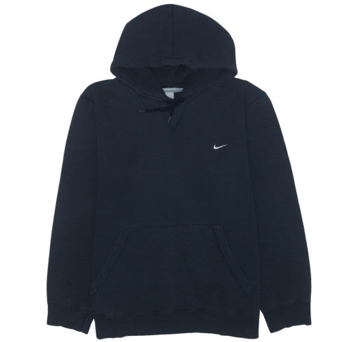 Nike Men’s Black Pullover Hoodie M Fleece Logo Sportswear