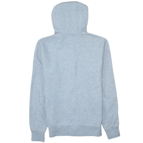 Tommy Hilfiger Women Grey Full Zip Hoodie Size M Vintage Fit