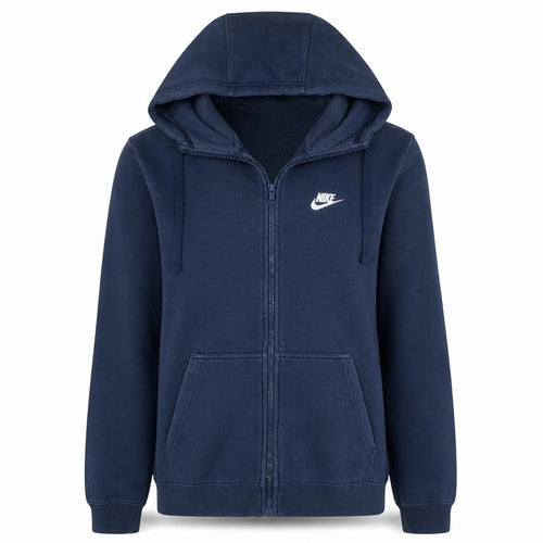 Nike Men's Blue Full Zip Fleece Hoodie Size S Regular Fit