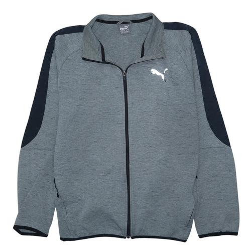 Puma Men's Grey XL Track Jacket Full Zip Sportswear