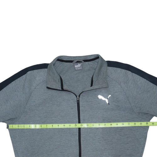 Puma Men's Grey XL Track Jacket Full Zip Sportswear