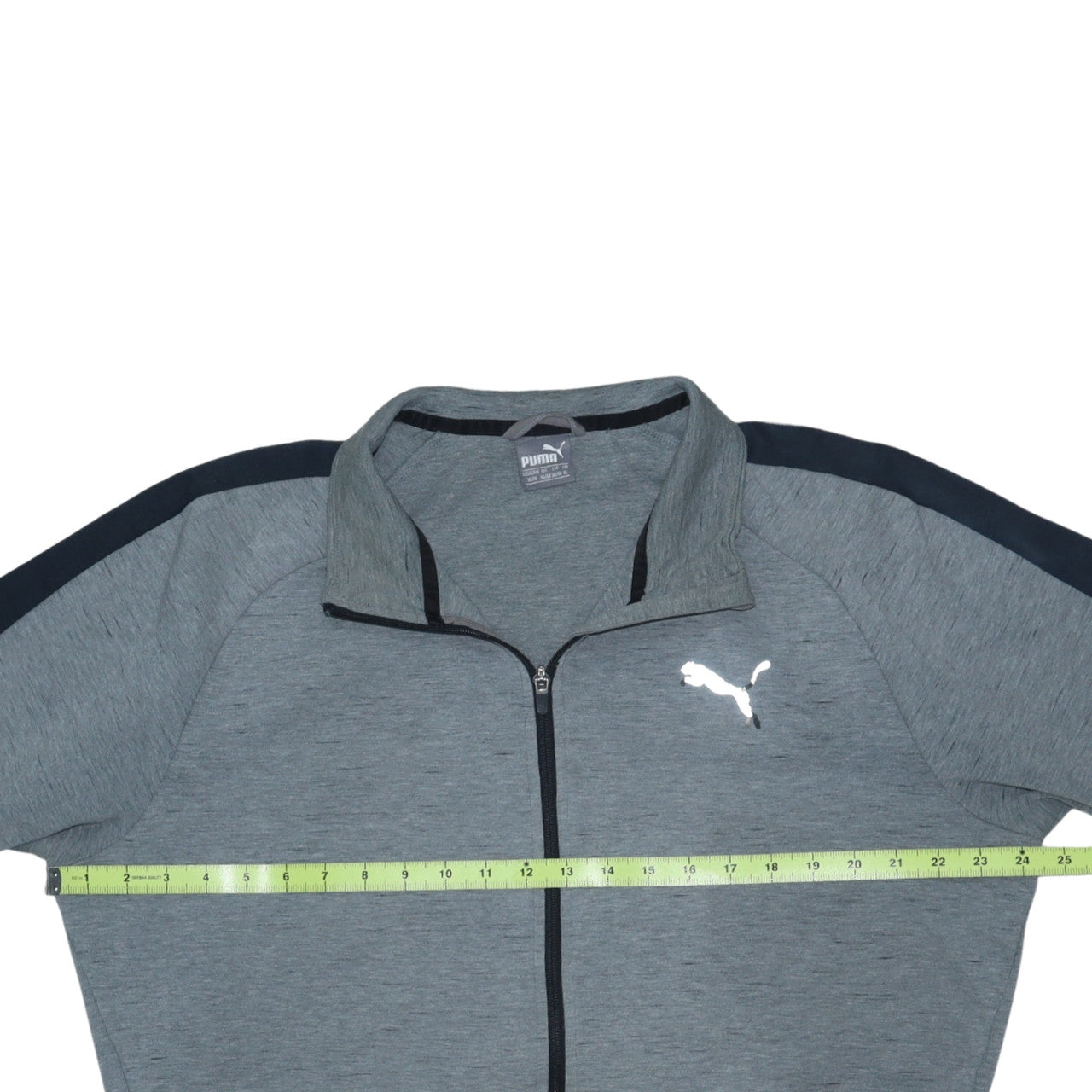 Puma Men's Grey XL Track Jacket Full Zip Sportswear