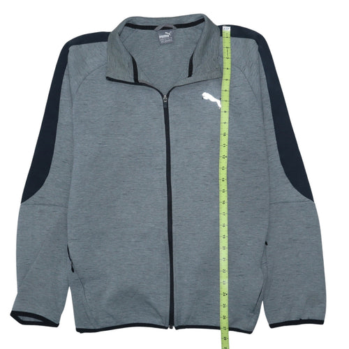 Puma Men's Grey XL Track Jacket Full Zip Sportswear