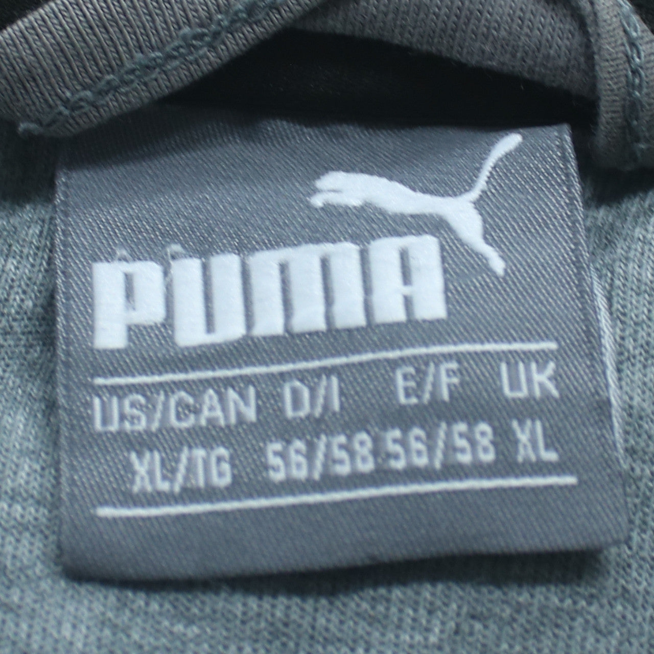 Puma Men's Grey XL Track Jacket Full Zip Sportswear