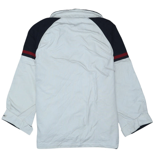 Ellesse Men's White Polyester Mid-Length Outdoor Ski Jacket M