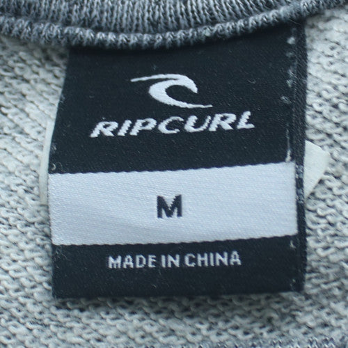 Rip Curl Men Grey Crew Neck Pullover Sweatshirt Size M