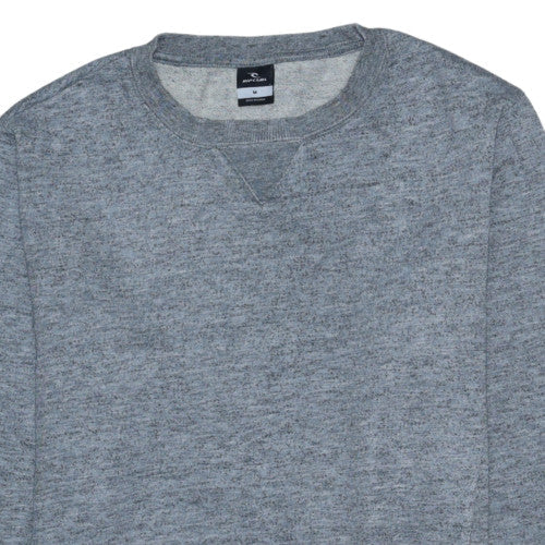 Rip Curl Men Grey Crew Neck Pullover Sweatshirt Size M