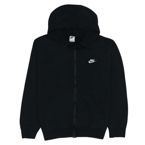 Nike Womens Black Full Zip Hoodie Size L - Classic Sportswear