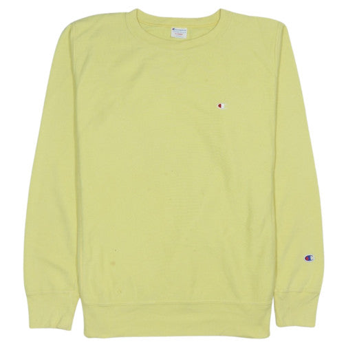 Champion Men's Yellow XL Reverse Weave Sweatshirt Pullover