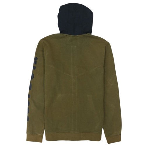 Nike Men's Green Full Zip Hoodie M Sports Fleece Sweatshirt